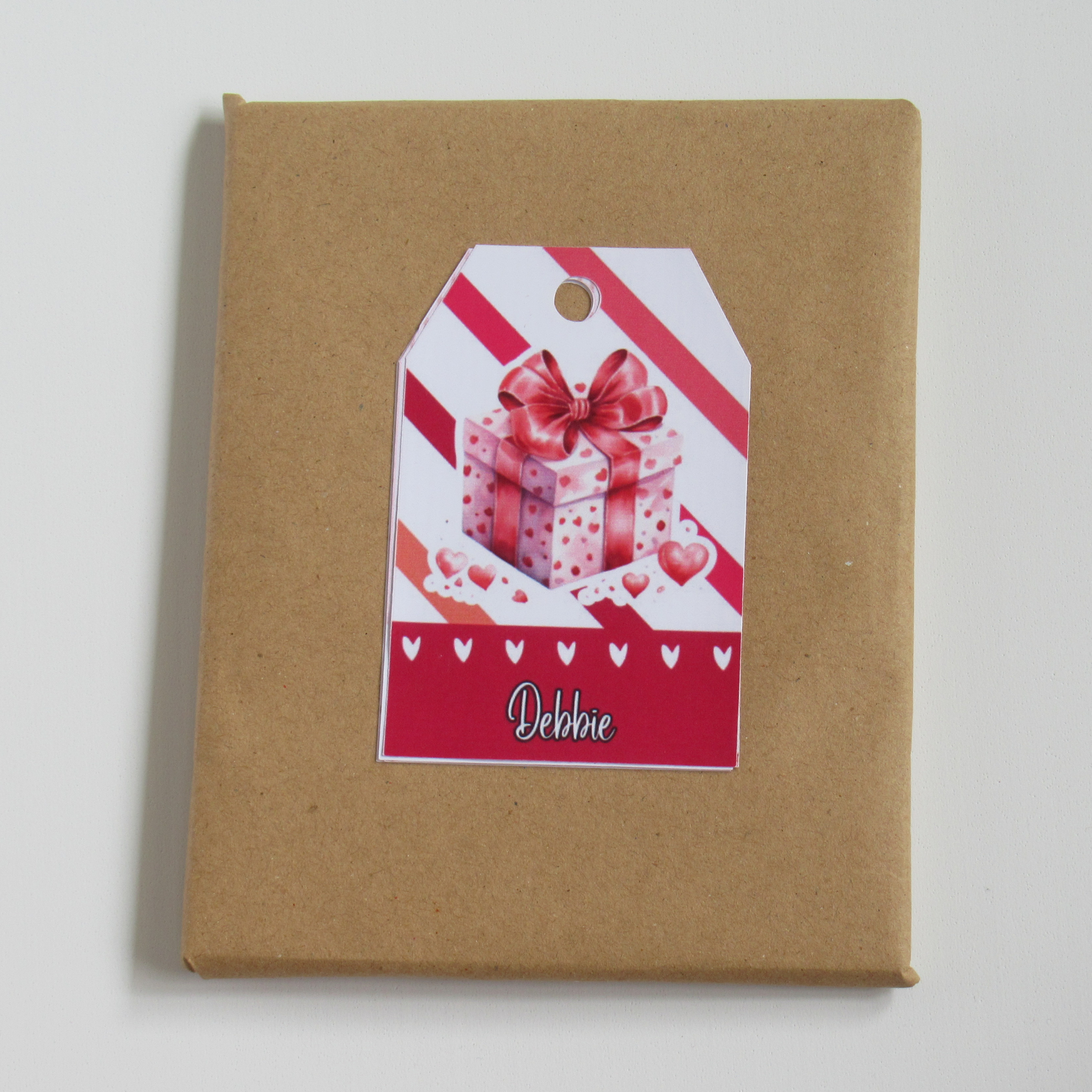 Valentine Gift Tags – Editable Canva Template for Printable DIY Tags