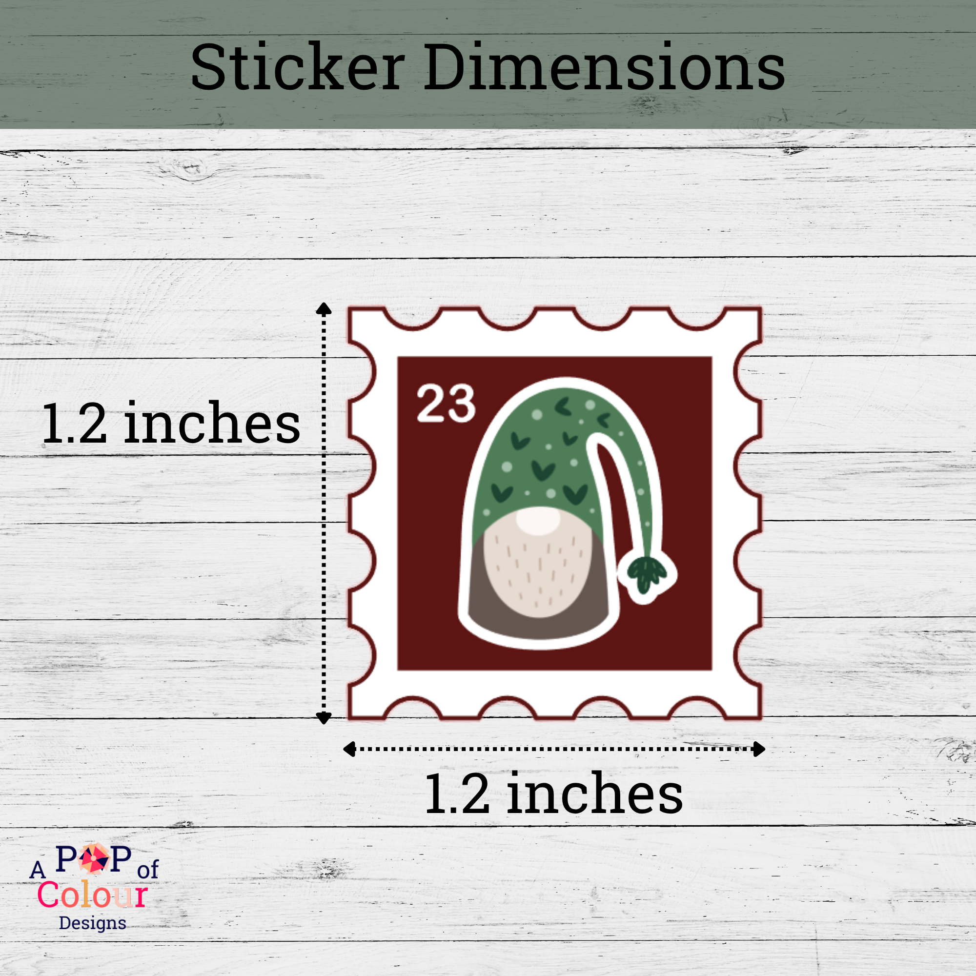 Christmas Gnome Advent Calendar 2026 – Printable Holiday Countdown Stickers for Christmas Planners - Image 4