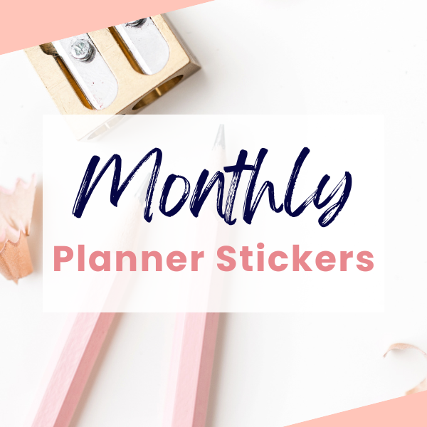 Monthly Planner Stickers