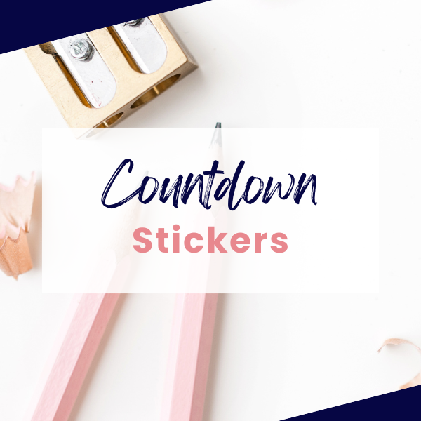 Countdown Planner Stickers