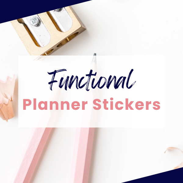Functional Planner Stickers